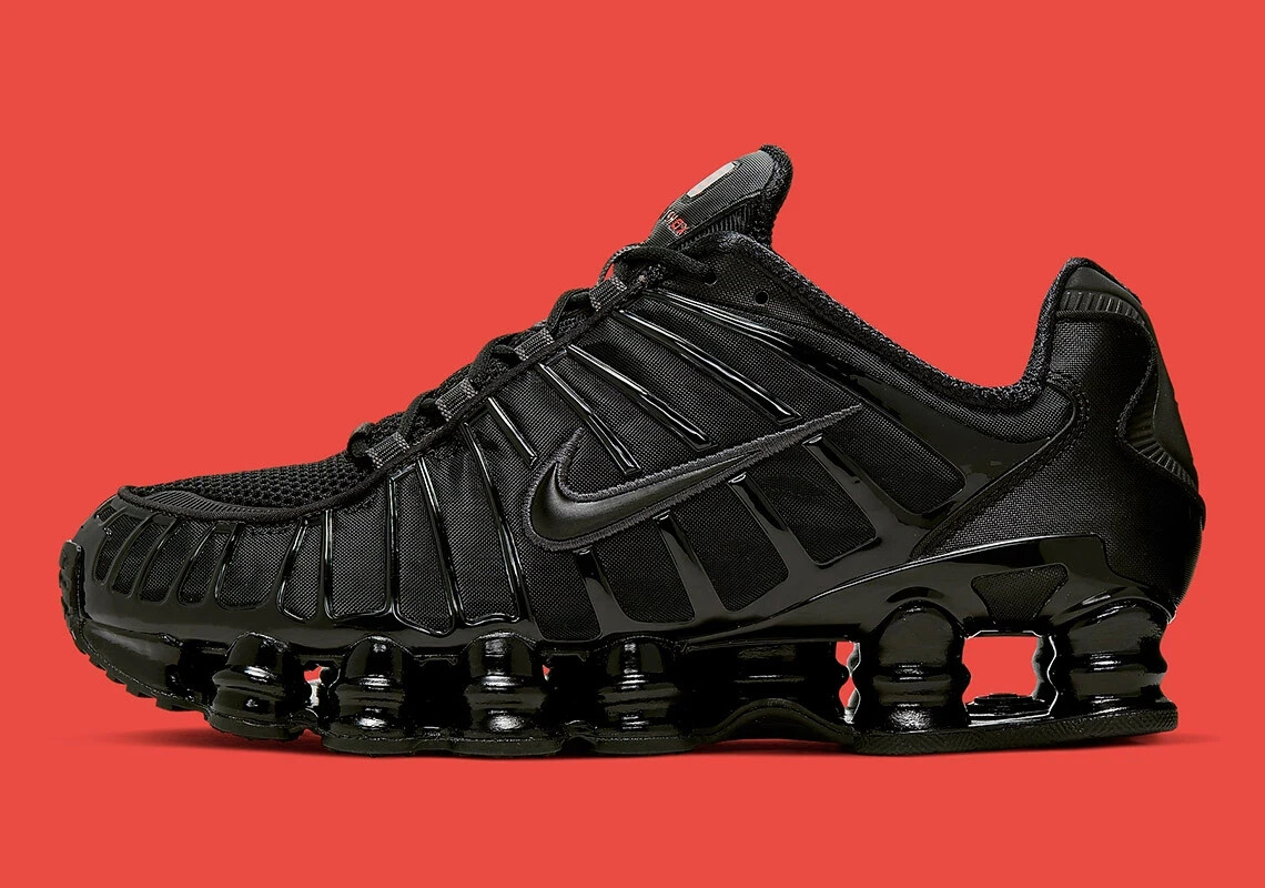 mens nike shox tl black